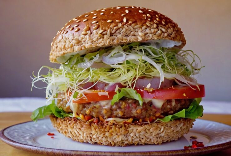 Taro Burger Recipe